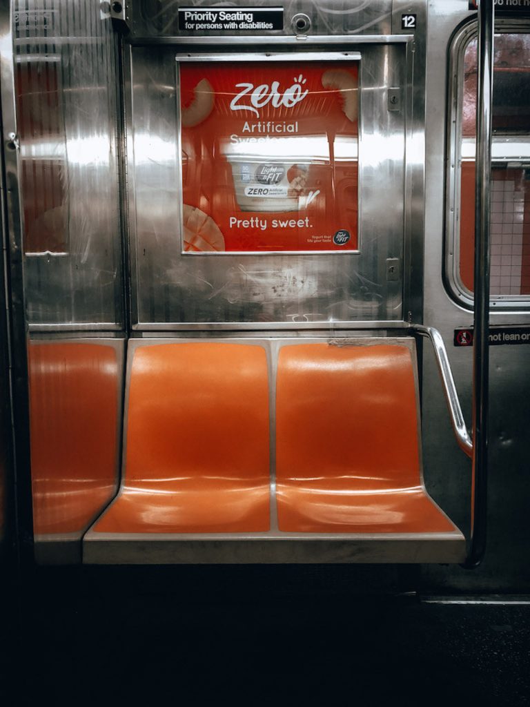 Subway seats